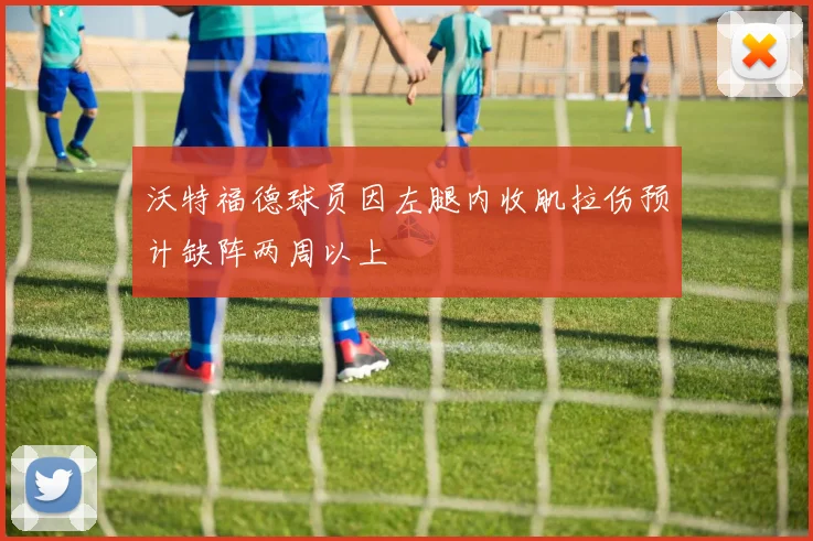 沃特福德球员因左腿内收肌拉伤预计缺阵两周以上