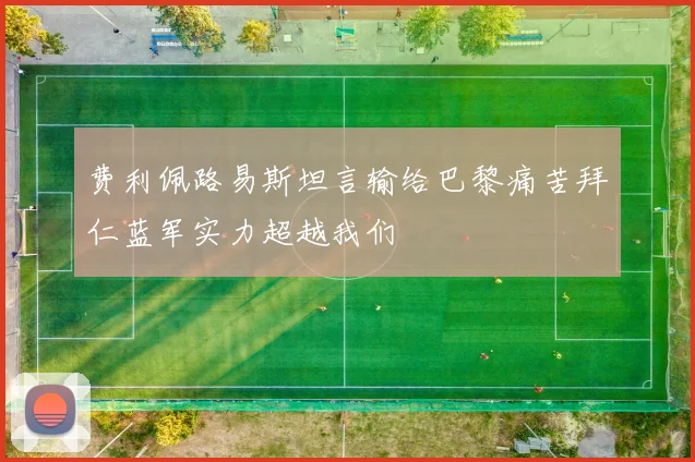 费利佩路易斯坦言输给巴黎痛苦拜仁蓝军实力超越我们